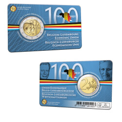 2 Euro Gedenkmünze Belgien 2021 st -...