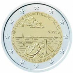 2 Euro Gedenkm&uuml;nze Finnland 2021 PP -...