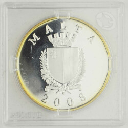 10 Euro Malta 2008 Silber PP Architektur - Auberge de...