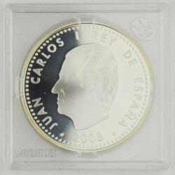 10 Euro Spanien 2008 Silber PP Alfonso X. von Kastilien