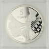 5 Reais Brasilien 2016 Silber PP Olympische Spiele Beachvolleyball
