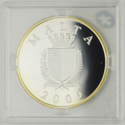 10 Euro Malta 2009 Silber PP Architektur - la Castellania