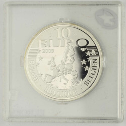 10 Euro Belgien 2009 Silber PP Erasmus
