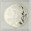 5 Reais Brasilien 2015 Silber PP Olympische Spiele Radsport Löwenkopfäffchen