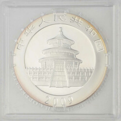 10 Yuan 2009 Silber BU Panda China silver stempelglanz