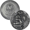 1000 Francs Ruanda 2021 - 3 Unzen High Relief Silber BU - Nautical Ounce: Sedov