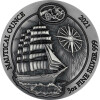 1000 Francs Ruanda 2021 - 3 Unzen High Relief Silber BU - Nautical Ounce: Sedov