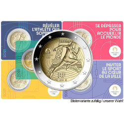 2 Euro Gedenkmünze Frankreich 2021 st - Olympische Spiele / Marianne sprintet