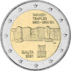 2 Euro Gedenkmünze Malta 2021 bfr. - Tempel von Tarxien