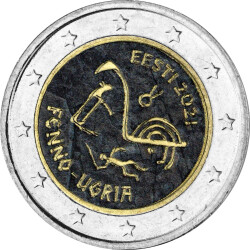 2 Euro Gedenkm&uuml;nze Estland 2021 bfr. -...