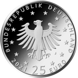 25 Euro Deutschland 2021 Silber bfr. - Weihnachten -...