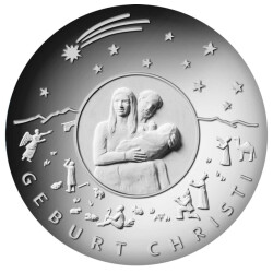 25 Euro Deutschland 2021 Silber bfr. - Weihnachten - Geburt Christi