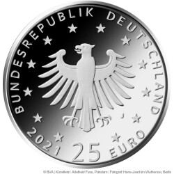 25 Euro Deutschland 2021 Silber PP - Weihnachten - Geburt Christi