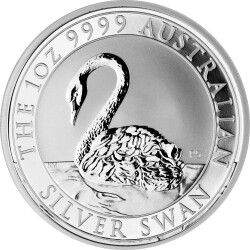 1 Unze Silber Schwan 2021