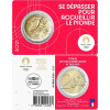 2 Euro Gedenkmünze Frankreich 2021 st - Olympische Spiele / Marianne sprintet (rot)