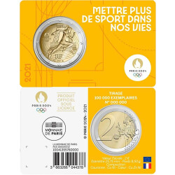 2 Euro Gedenkm&uuml;nze Frankreich 2021 st -...