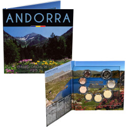 Offizieller Euro Kursmünzensatz Andorra 2021...