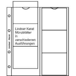 LINDNER Karat Münzblätter