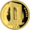 50 Euro Griechenland 2021 Gold PP - Kulturelles Erbe - Die Pforte von Naxos