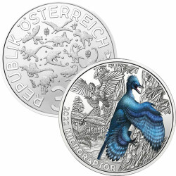 3 € Österreich 2022 Super Saurier Microraptor...