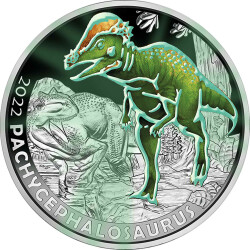 3 € Österreich 2022 Super Saurier Pachycephalosaurus Wyomingensis (11.)