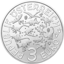 3 € Österreich 2022 Super Saurier Pachycephalosaurus Wyomingensis (11.)