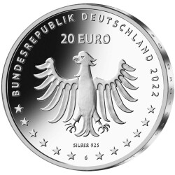 20 Euro Deutschland 2022 Silber bfr. - Annette von Droste-Hülshoff