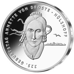 20 Euro Deutschland 2022 Silber bfr. - Annette von Droste-Hülshoff