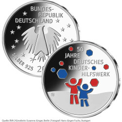 20 Euro Deutschland 2022 Silber bfr. - Kinderhilfswerk