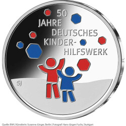 20 Euro Deutschland 2022 Silber PP - Kinderhilfswerk