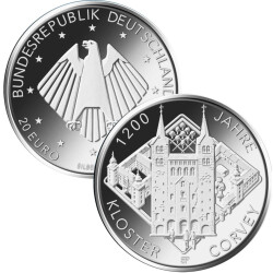 20 Euro Deutschland 2022 Silber bfr. - Kloster Corvey