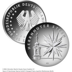 25 Euro Deutschland 2022 Silber PP - Weihnachten -...