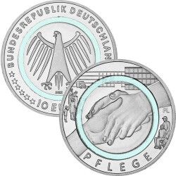 10 Euro Gedenkmünze Deutschland 2022 bfr. - Pflege
