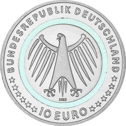 10 Euro Gedenkmünze Deutschland 2022 bfr. - Pflege - F Stuttgart