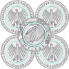 5 x 10 Euro Gedenkmünze Deutschland 2022 bfr. - Pflege - A D F G J