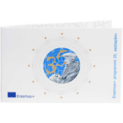 2 Euro Gedenkmünze Estland 2022 st - 35 Jahre Erasmus - CoinCard