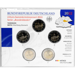 2 Euro Gedenkm&uuml;nze Deutschland 2022 st -...