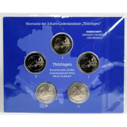 2 Euro Gedenkmünze Deutschland 2022 st - Wartburg...