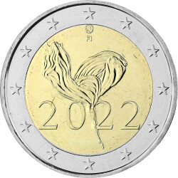 2 Euro Gedenkm&uuml;nze Finnland 2022 bfr. -...