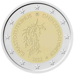 2 Euro Gedenkmünze Finnland 2022 bfr. - Klimaforschung