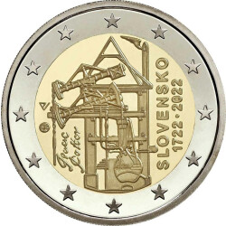 2 Euro Gedenkmünze Slowakei 2022 bfr. - 300 Jahre...