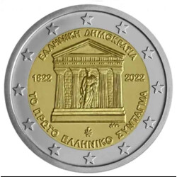 2 Euro Gedenkmünze Griechenland 2022 bfr. - 200...