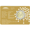 2 Euro Gedenkmünze Lettland 2022 st - 100 Jahre Bank von Lettland - CoinCard
