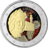 2 Euro Vatikan 2021 - Dante Alighieri - coloriert / mit Farbe