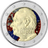 2 Euro Slowakei 2021 - Alexander Dubcek - coloriert / mit Farbe