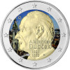 2 Euro Slowakei 2021 - Alexander Dubcek - coloriert / mit Farbe