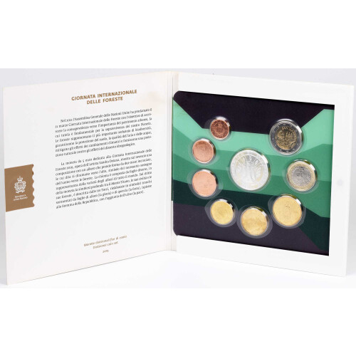 Offizieller KMS San Marino 2019 Stempelglanz (st) mit 5 Euro Gedenkmünze