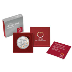 10 Euro Gedenkmünze Österreich 2022 Silber PP - Die Ringelblume