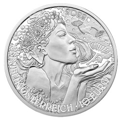 10 Euro Gedenkmünze Österreich 2022 Silber PP - Der Löwenzahn