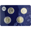 1 & 2 Euro Kursmünze Frankreich 2021 / 2022 st - altes/neues Motiv - in CoinCard